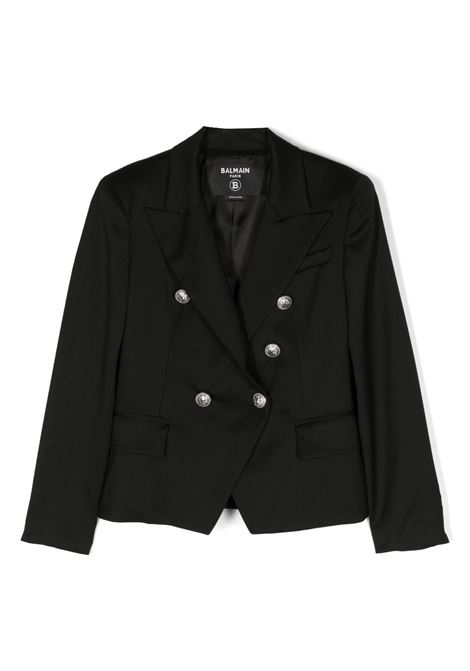 Blazer doppiopetto nero BALMAIN KIDS | BS2A24 I0089930AG